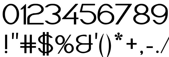 Imelda Medium Font OTHER CHARS
