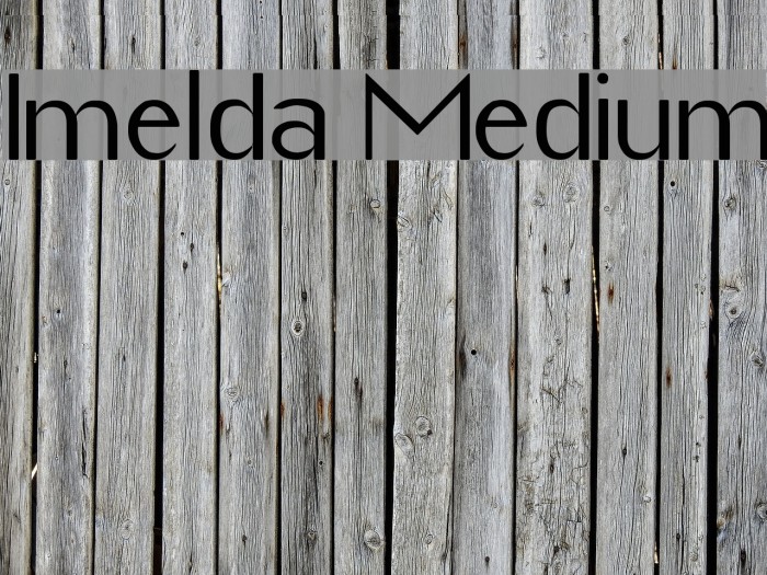 Imelda Medium Font examples