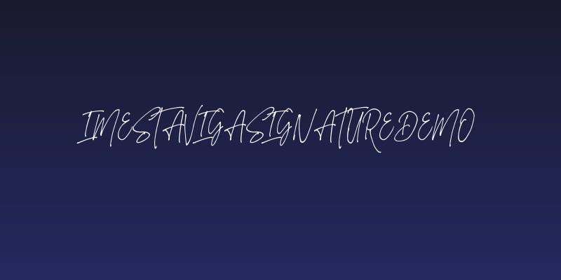 ImestavigaSignatureDEMO Social Header