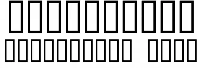 Imfornation Font OTHER CHARS