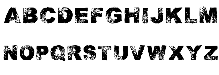 ImmensedecaY Font LOWERCASE