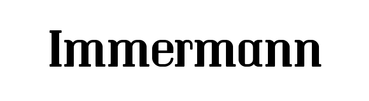 Immermann  免费字体下载