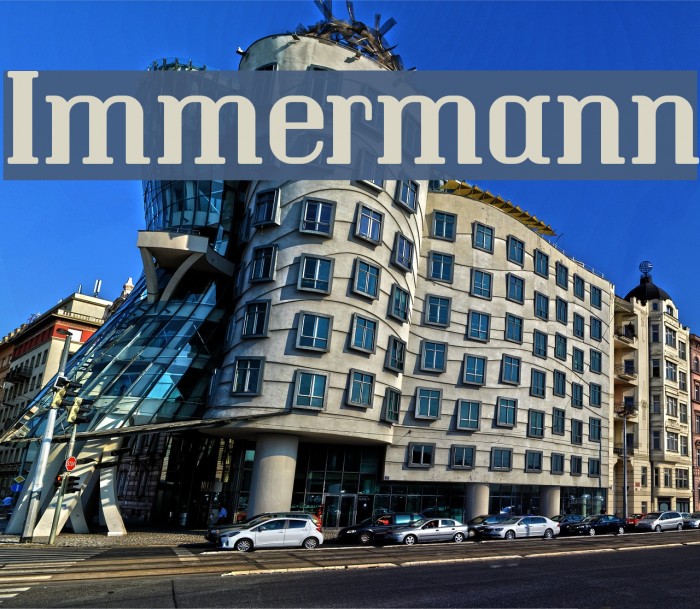 Immermann Font examples