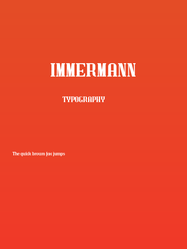 Immermann Poster