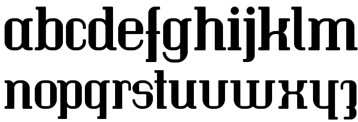 Immermann Font LOWERCASE