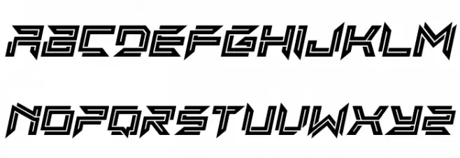 Imminent Line Italic Шрифта ВЕРХНИЙ