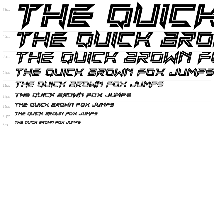 Imminent Line Italic Waterfall