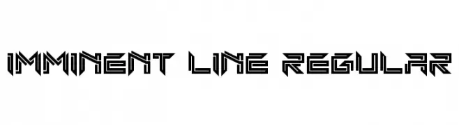 Imminent Line Regular  les polices de caractères gratuit tlcharger