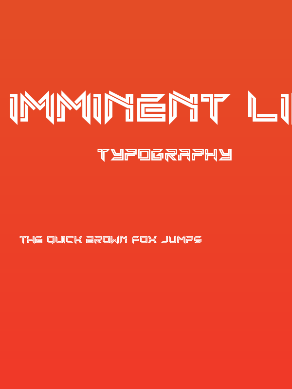 Imminent Line Regular Poster