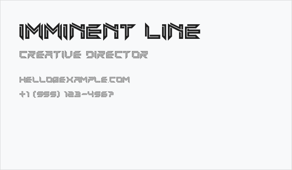 Imminent Line Business Card