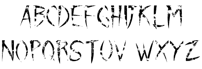 Imminent Massacre Font LOWERCASE
