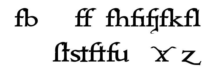 Immortal - Alternates Font LOWERCASE