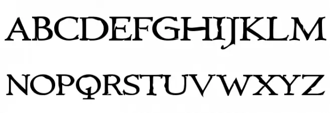 Immortal Schriftart Groß