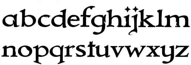 Immortal Font LOWERCASE