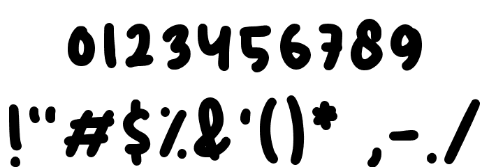 Imoon Demo Font OTHER CHARS