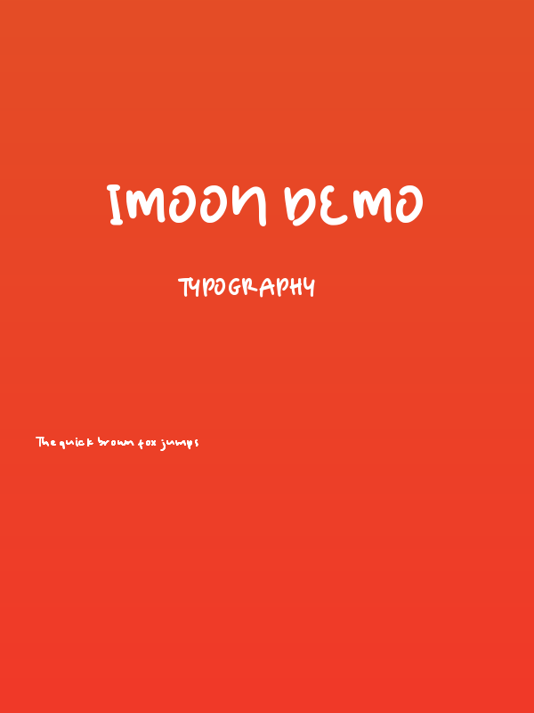 Imoon Demo Poster