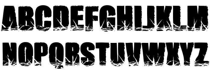 Impact Brutas Font LOWERCASE