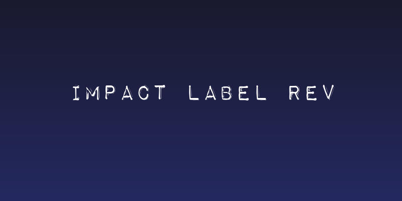 Impact Label Rev Social Header