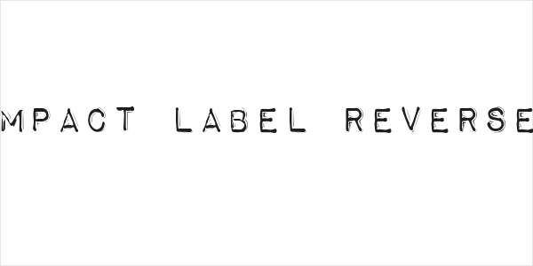 Impact Label Reversed Logo