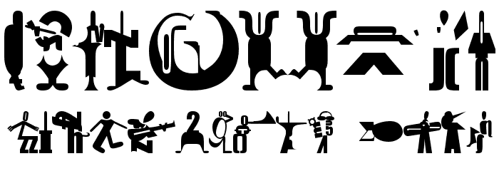 Impact People Font OTHER CHARS