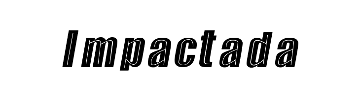 Impactada  Frei Schriftart Herunterladen