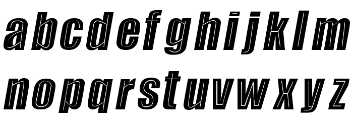 Impactada Font LOWERCASE