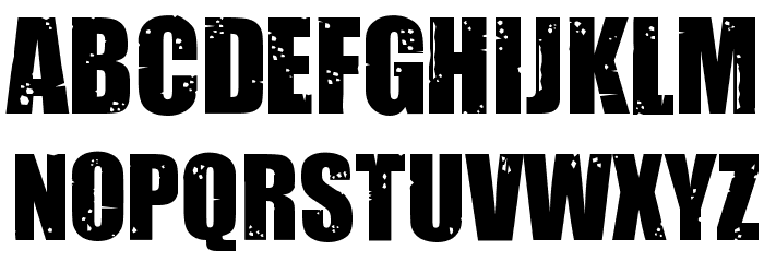 Impacted2.0-Regular Font LOWERCASE