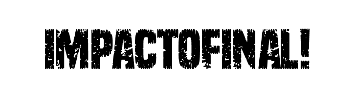Impacto Final!  Frei Schriftart Herunterladen