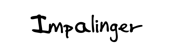 Impalinger  免费字体下载