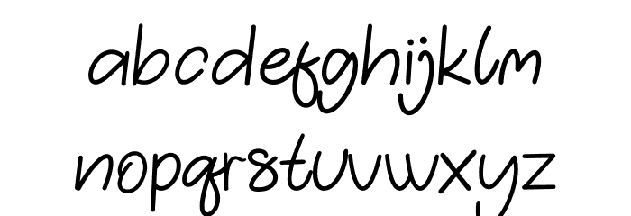Impeccable Font LOWERCASE