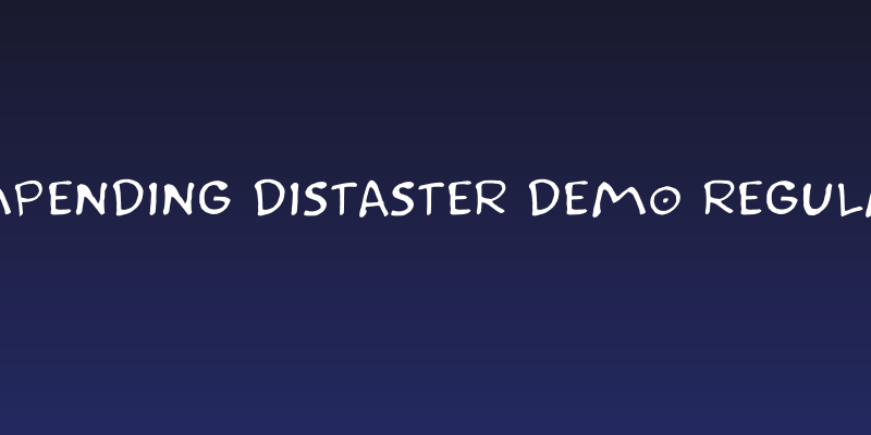 Impending Distaster DEMO Regular Social Header
