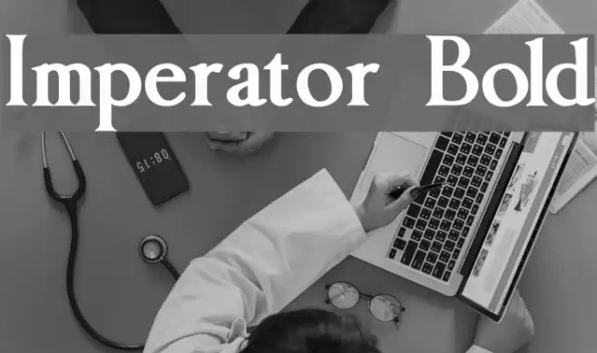 Imperator Bold Font examples