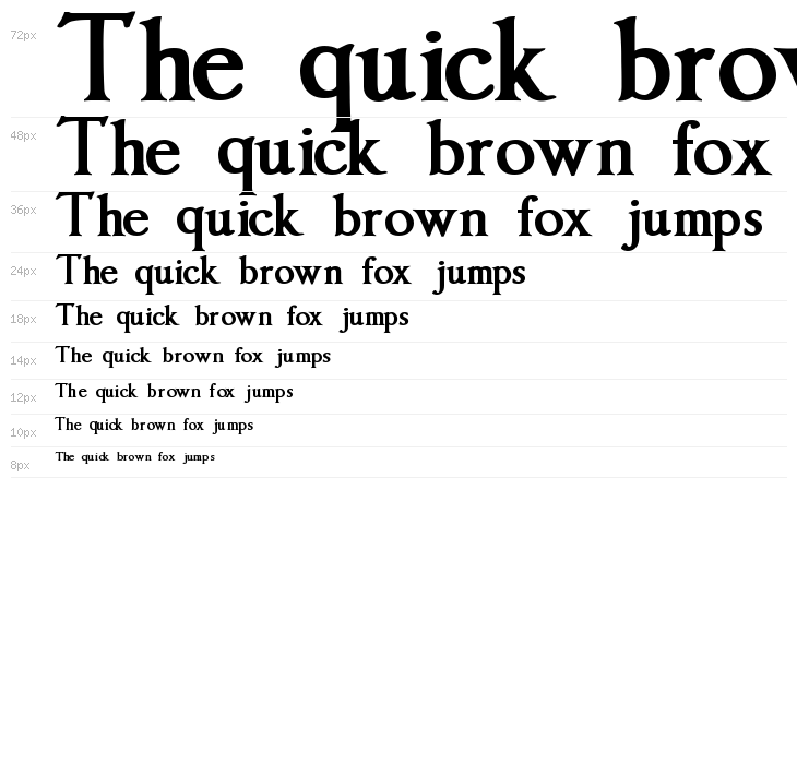 Imperator Bold Waterfall