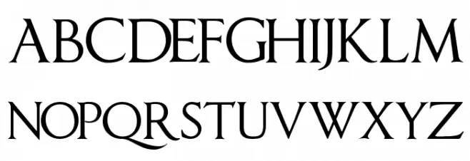 Imperator Шрифта ВЕРХНИЙ