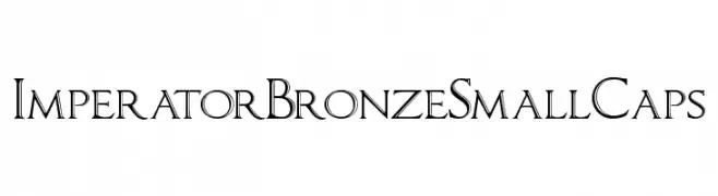 ImperatorBronzeSmallCaps  नि: शुल्क फ़ॉन्ट्स डाउनलोड