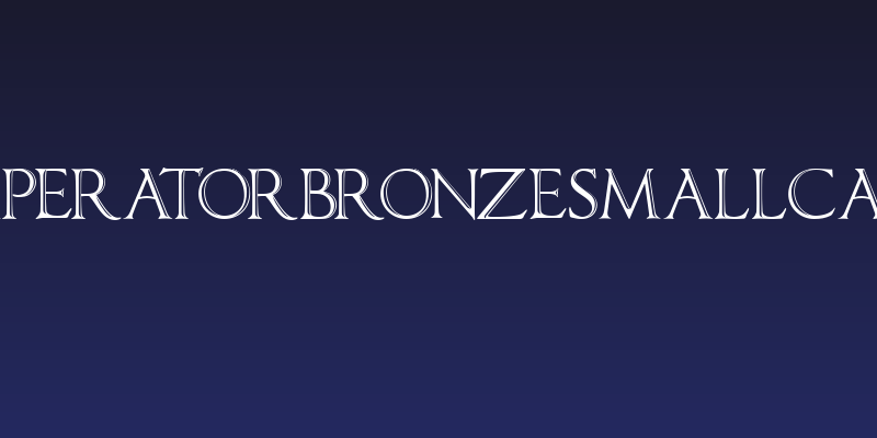 ImperatorBronzeSmallCaps Social Header