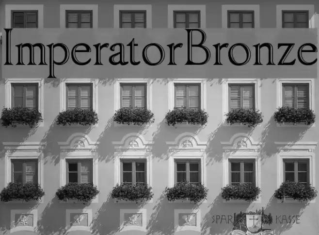 ImperatorBronze フォント examples