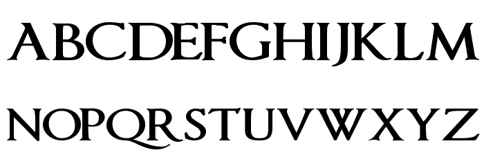 ImperatorSmallCaps Bold Font LOWERCASE