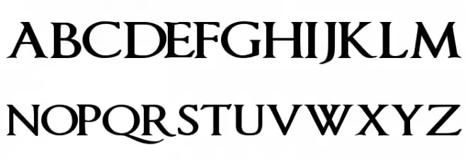ImperatorSmallCaps Bold フォント 小文字