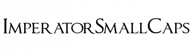 ImperatorSmallCaps  Скачать бесплатные шрифты