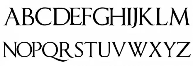 ImperatorSmallCaps フォント 大文字