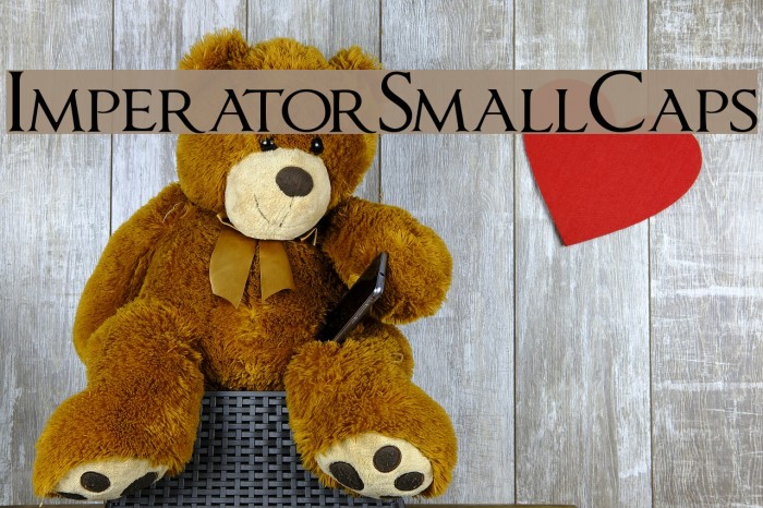 ImperatorSmallCaps Font examples