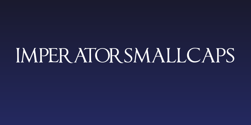 ImperatorSmallCaps Social Header