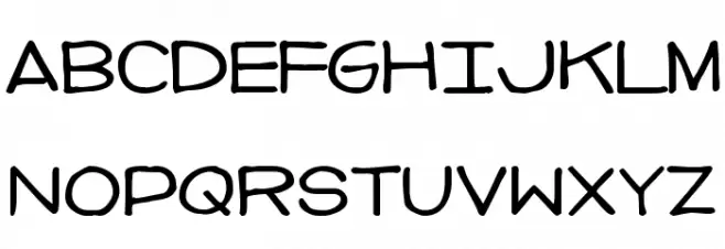Imperfect font Шрифта ВЕРХНИЙ