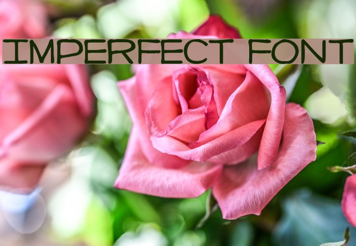Imperfect font Font examples