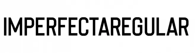 ImperfectaRegular  Descarca Fonturi Gratis