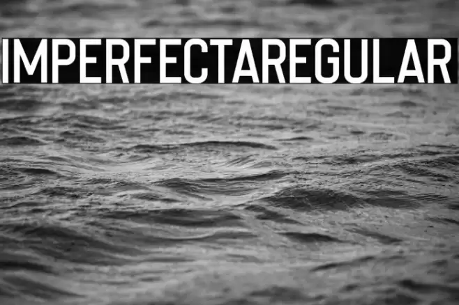 ImperfectaRegular خط examples