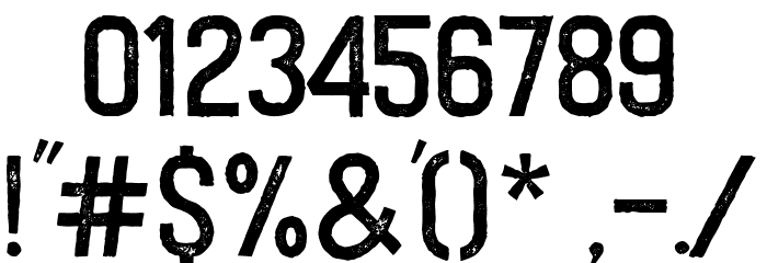 ImperfectaRough Font OTHER CHARS