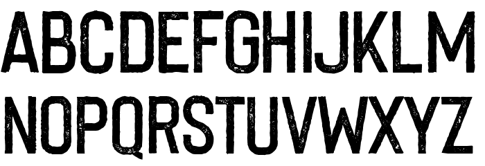 ImperfectaRough Font LOWERCASE