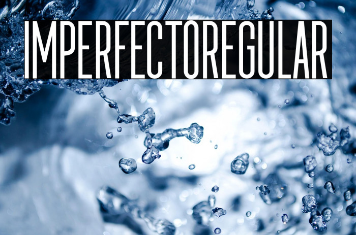 ImperfectoRegular Example 1